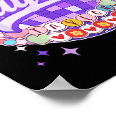 Retro Taylor Vorname Personalisiert Friendship Br Poster (Ecke)