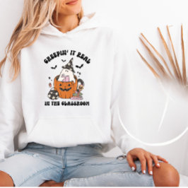Retro Teacher Halloween Creepin" Das ist echt Hoodie
