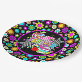 Retro Teacher  Paper Plate Pappteller (Schrägansicht)