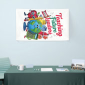 Retro Teacher School Banner (Messeveranstaltung)