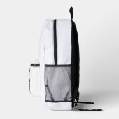 Retro Teacher School Bedruckter Rucksack (Rechts)