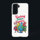 Retro Teacher School Samsung Galaxy Hülle<br><div class="desc">Retro Teaching Future Leaders Groovy Teacher Back to School</div>
