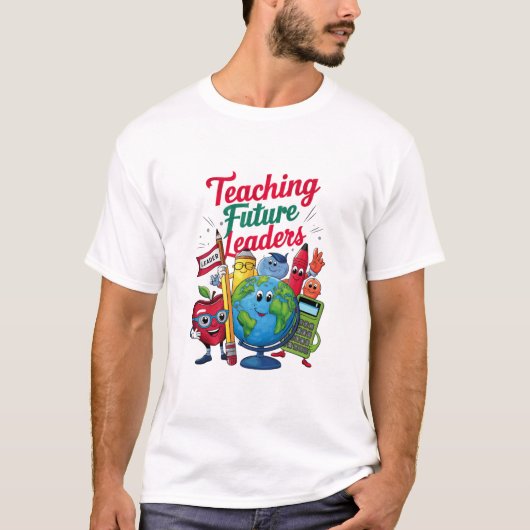 Retro Teacher School T-Shirt (Vorderseite)