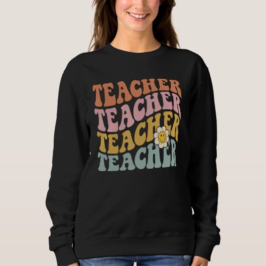 Retro Teacher Tee Cute Teacher for New Teacher (Vorderseite)