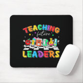Retro Teaching Future Leaders Groovy Teacher Back  Mousepad (Mit Mouse)