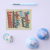 Retro Teaching Future Leaders Groovy Teacher Flyer (Einzeln)