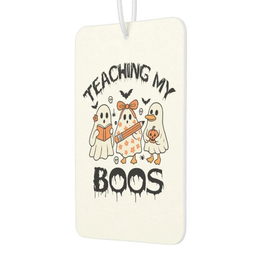 Retro Teaching My Boos Halloween Autolufterfrischer (Links)