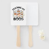 Retro Teaching My Boos Halloween Fächer (Vorne und Hinten)