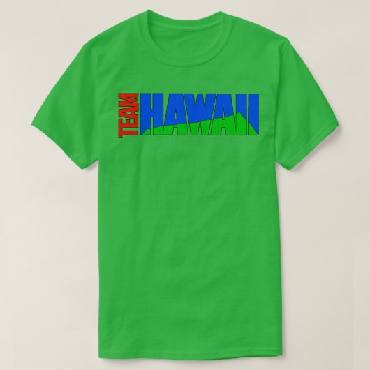 Retro Team Hawaii 1977 TShirt (Design vorne)