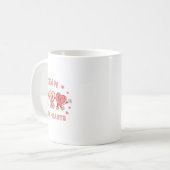 Retro Team Tiny Hearts Nurse Valentines Peds Cardi Kaffeetasse (Vorderseite Links)