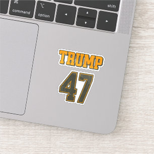 Retro Team Trump 47 Vintag Aufkleber