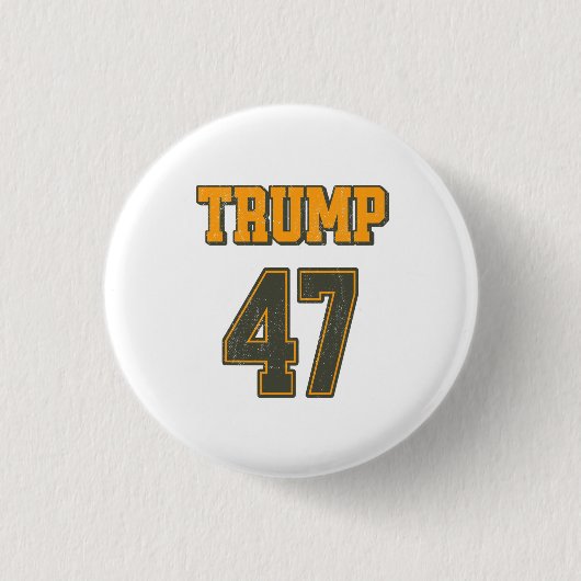 Retro Team Trump 47 Vintag Button (Vorderseite)