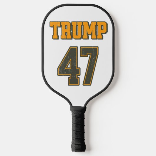 Retro Team Trump 47 Vintag Pickleball Schläger (Vorderseite)