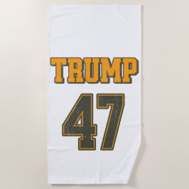 Retro Team Trump 47 Vintag Strandtuch
