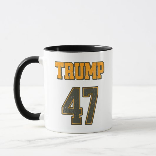 Retro Team Trump 47 Vintag Tasse (Links)