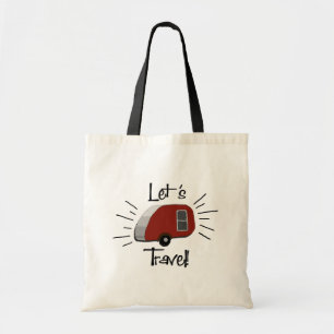 Retro Teardrop-Camper-Taschen-Tasche Tragetasche