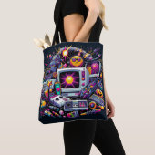 Retro Tech Playground: Nostalgische Odyssey der 90 Tasche (Von Nahem)