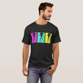 Retro Technicolor-Kamera-Dunkelheits-T - Shirt (Vorne ganz)