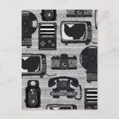 Retro-Technologie Postkarte (Vorderseite)