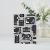 Retro-Technologie Postkarte (Stehend Vorderseite)