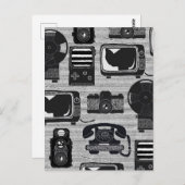Retro-Technologie Postkarte (Vorne/Hinten)