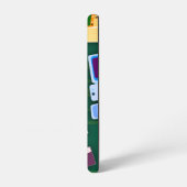 Retro Technology Fun Cartoon Art Salute Samsung Galaxy Hülle (Linke Seite)