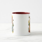 Retro-Teepflanzen-Design Tasse (Zentrum)