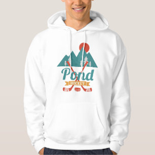 Retro Teich-Hockey Hoodie