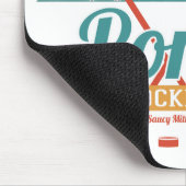 Retro Teich-Hockey Mousepad (Ecke)