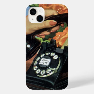 Retro-Telefon mit Rotary-Wählverbindung, Vintages  Case-Mate iPhone Hülle