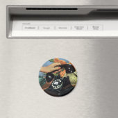 Retro-Telefon mit Rotary-Wählverbindung, Vintages  Magnet (In Situ (Geschirrspüler))