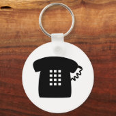 Retro-Telefon Schlüsselanhänger (Vorderseite)