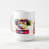 Retro Telefon-Tasse Kaffeetasse (Vorderseite Links)