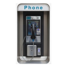 Retro-Telefonzellen-Design, Vintage-Telefonzellen-