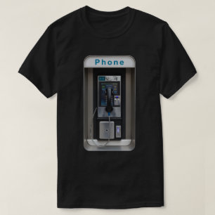 Retro-Telefonzellen-Design, Vintage-Telefonzellen- T-Shirt