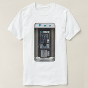 Retro-Telefonzellen-Design, Vintage-Telefonzellen- T-Shirt