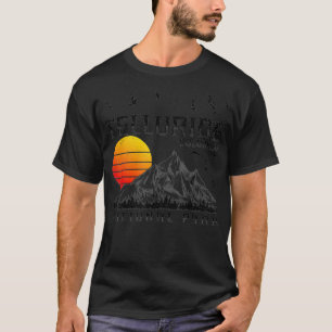 Retro Telluride Colorado Park Berge Camping Wander T-Shirt