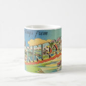 Retro Tennessee Greeting Kaffeetasse (Mittel)