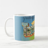 Retro Tennessee Greeting Kaffeetasse (Links)