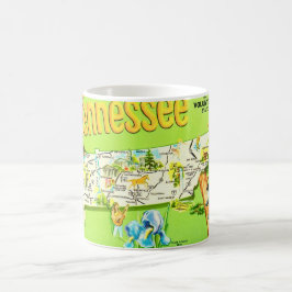 Retro-Tennessee-Postkarten-Tasse Kaffeetasse