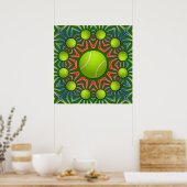 RETRO TENNIS BALL POSTER (Küche)