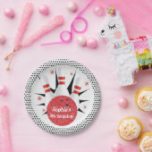 Retro Tenpin Pinup Bowling Party Pappteller (Party)