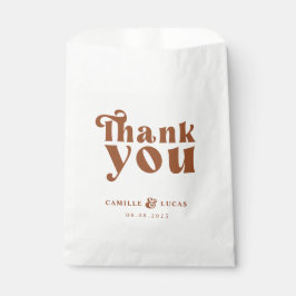 Retro Terracotta Fvor Bags Geschenktütchen