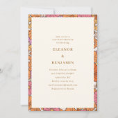 Retro Terracotta Yellow Fall Coed Couples Shower Einladung (Vorderseite)