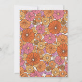 Retro Terracotta Yellow Fall Coed Couples Shower Einladung (Rückseite)