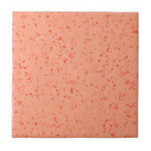 Retro Terrazzo Living Coral Elegantes Design Fliese (Vorderseite)