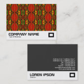 Retro Terrazzo Muster Visitenkarte (Vorne/Hinten)