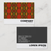 Retro Terrazzo Muster Visitenkarte (Vorne/Hinten)