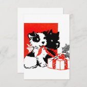 Retro Terrier und Scotty Hunde (Vorne/Hinten)