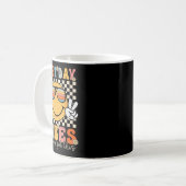 Retro Test Day zeigt Ihnen diese Motivation Got Kaffeetasse (Vorderseite Links)